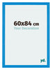 Mura MDF Fotolijst 60x84cm Helder Blauw Voorzijde Maat | Yourdecoration.nl