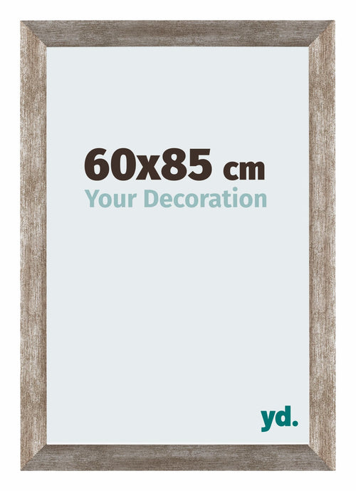 Mura MDF Fotolijst 60x85cm Metaal Vintage Voorzijde Maat | Yourdecoration.nl