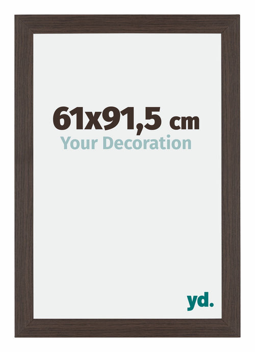 Mura MDF Fotolijst 61x91 5cm Eiken Donker Voorzijde Maat | Yourdecoration.nl