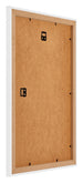 Mura MDF Fotolijst 62x93cm Wit Hoogglans Achterzijde Schuin | Yourdecoration.nl
