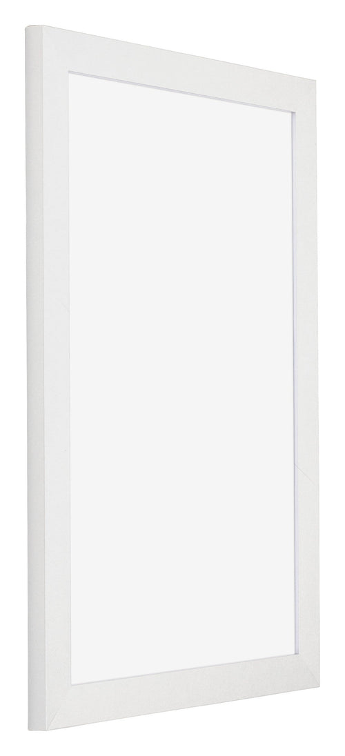 Mura MDF Fotolijst 62x93cm Wit Hoogglans Voorzijde Schuin | Yourdecoration.nl