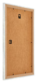 Mura MDF Fotolijst 62x93cm Zilver Glanzend Vintage Achterzijde Schuin | Yourdecoration.nl