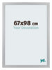 Mura MDF Fotolijst 67x98cm Grijs Voorzijde Maat | Yourdecoration.nl