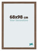 Mura MDF Fotolijst 68x98cm Walnoot Donker Voorzijde Maat | Yourdecoration.nl