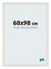 Mura MDF Fotolijst 68x98cm Wit Mat Voorzijde Maat | Yourdecoration.nl