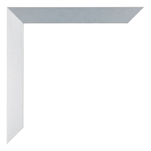 Mura MDF Fotolijst 70x100cm Aluminium Geborsteld Detail Hoek | Yourdecoration.nl