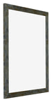 Mura MDF Fotolijst 70x90cm Blauw Goud Gemeleerd Voorzijde Schuin | Yourdecoration.nl