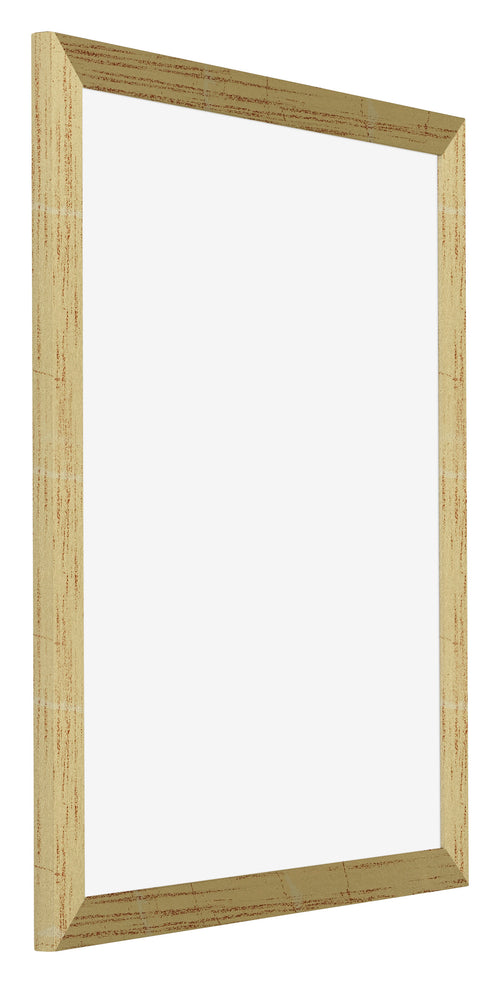 Mura MDF Fotolijst 70x90cm Goud Glanzend Voorzijde Schuin | Yourdecoration.nl