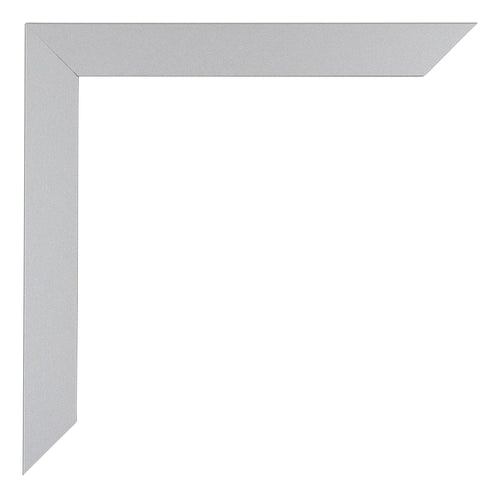 Mura MDF Fotolijst 70x90cm Zilver Mat Detail Hoek | Yourdecoration.nl