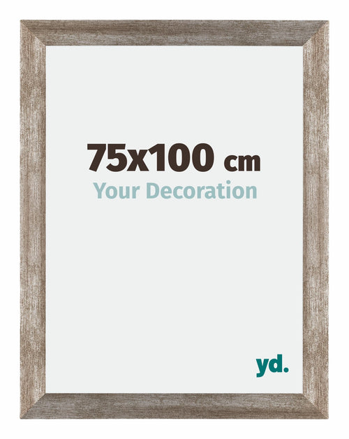 Mura MDF Fotolijst 75x100cm Metaal Vintage Voorzijde Maat | Yourdecoration.nl