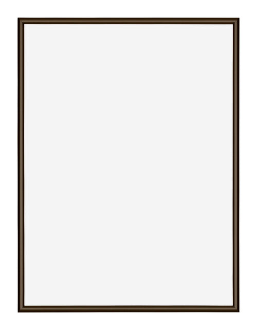 New York Aluminium Fotolijst 18x24cm Walnoot Structuur Voorzijde | Yourdecoration.nl