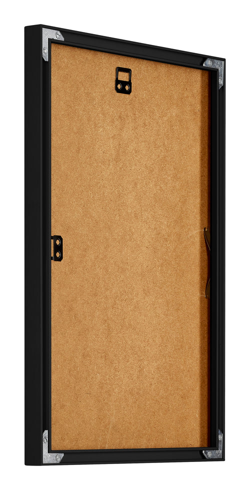 New York Aluminium Fotolijst 32x45cm Zwart Mat Achterzijde Schuin | Yourdecoration.nl