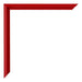 New York Aluminium Fotolijst 33x98cm Ferrari Rood Detail Hoek | Yourdecoration.nl