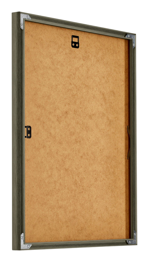 New York Aluminium Fotolijst 40x50cm Mercury Structuur Achterzijde Schuin | Yourdecoration.nl