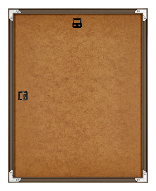 New York Aluminium Fotolijst 40x50cm Walnoot Structuur Achterzijde | Yourdecoration.nl