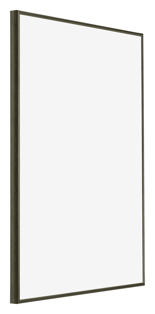 New York Aluminium Fotolijst 59 4x84cm A1 Mercury Structuur Voorzijde Schuin | Yourdecoration.nl