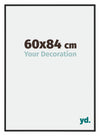 New York Aluminium Fotolijst 60x84cm Zwart Mat Voorzijde Maat | Yourdecoration.nl