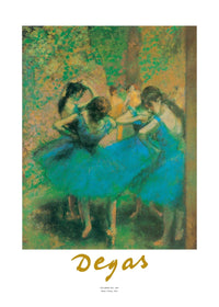 PGM EDE 132 Edgar Degas Ballerine blu Kunstdruk 50x70cm | Yourdecoration.nl