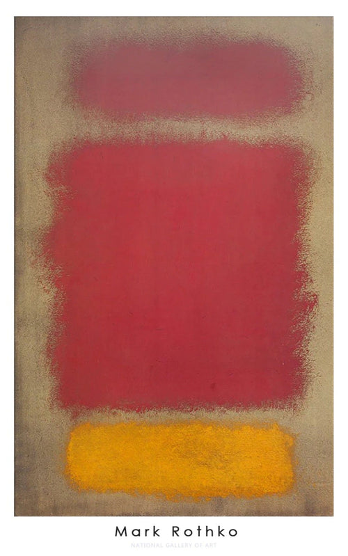 PGM MKR 860 Mark Rothko Untitled 1968 Kunstdruk 635x1015cm | Yourdecoration.nl