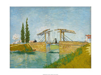PGM VV 91 Vincent Van Gogh Die Zugbrucke Kunstdruk 80x60cm | Yourdecoration.nl