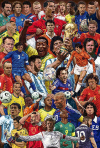 Poster Legendary Footballers 61x91 5cm Grupo Erik GPE5817 | Yourdecoration.nl