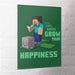 Poster Minecraft Grow Your Happinenss 40x50cm MPP2402265 Sfeer | Yourdecoration.nl