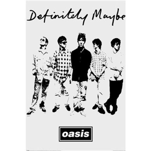 Poster Oasis Definitely Band 61x91 5cm PP2403925 | Yourdecoration.nl