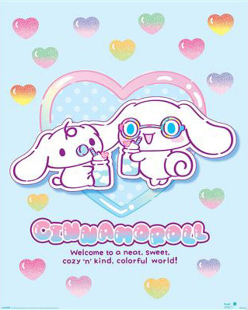 Poster Sanrio Cinamoroll Candies 40x50cm MPP2501446 | Yourdecoration.nl