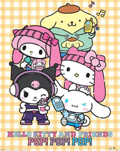 Poster Sanrio Hello Kitty Pop 40x50cm MPP2501482 | Yourdecoration.nl