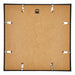 Posterlijst Kunststof Fotolijst 40x40cm Zwart Mat Achterzijde | Yourdecoration.nl