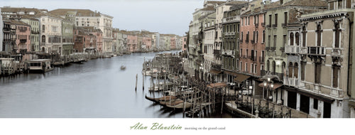 Alan Blaustein Morning on the Grand Canal Kunstdruk 106x40cm | Yourdecoration.nl