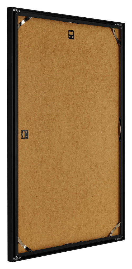 Virginia Aluminium Fotolijst 42x60cm Zwart Achterzijde Schuin | Yourdecoration.nl