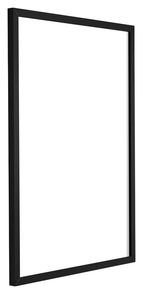 Virginia Aluminium Fotolijst 42x60cm Zwart Voorzijde Schuin | Yourdecoration.nl