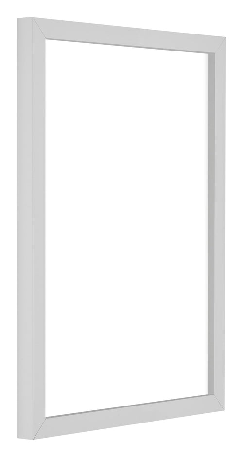 Virginia Aluminium Fotolijst 45x60cm Wit Voorzijde Schuin | Yourdecoration.nl