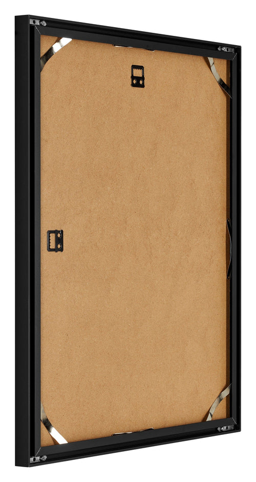 Virginia Aluminium Fotolijst 50x60cm Zwart Achterzijde Schuin | Yourdecoration.nl