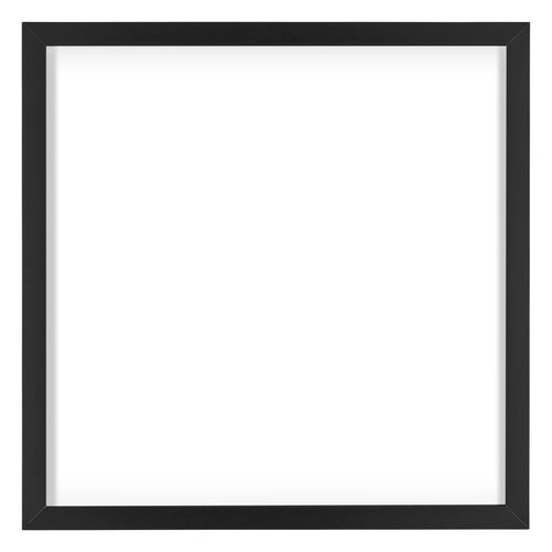 Virginia Aluminium Fotolijst 60x60cm Zwart Voorzijde | Yourdecoration.nl
