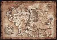 Lord Of The Rings Map Poster 91 5X61cm | Yourdecoration.nl