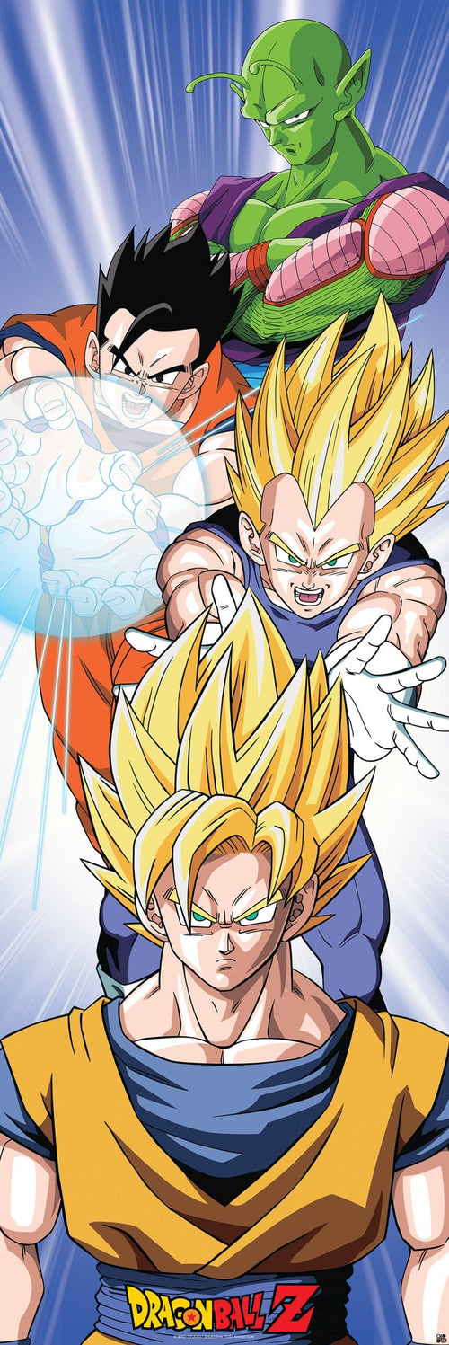 Abystyle Abydco448 Dragon Ball Saiyans Poster 53x158cm | Yourdecoration.nl