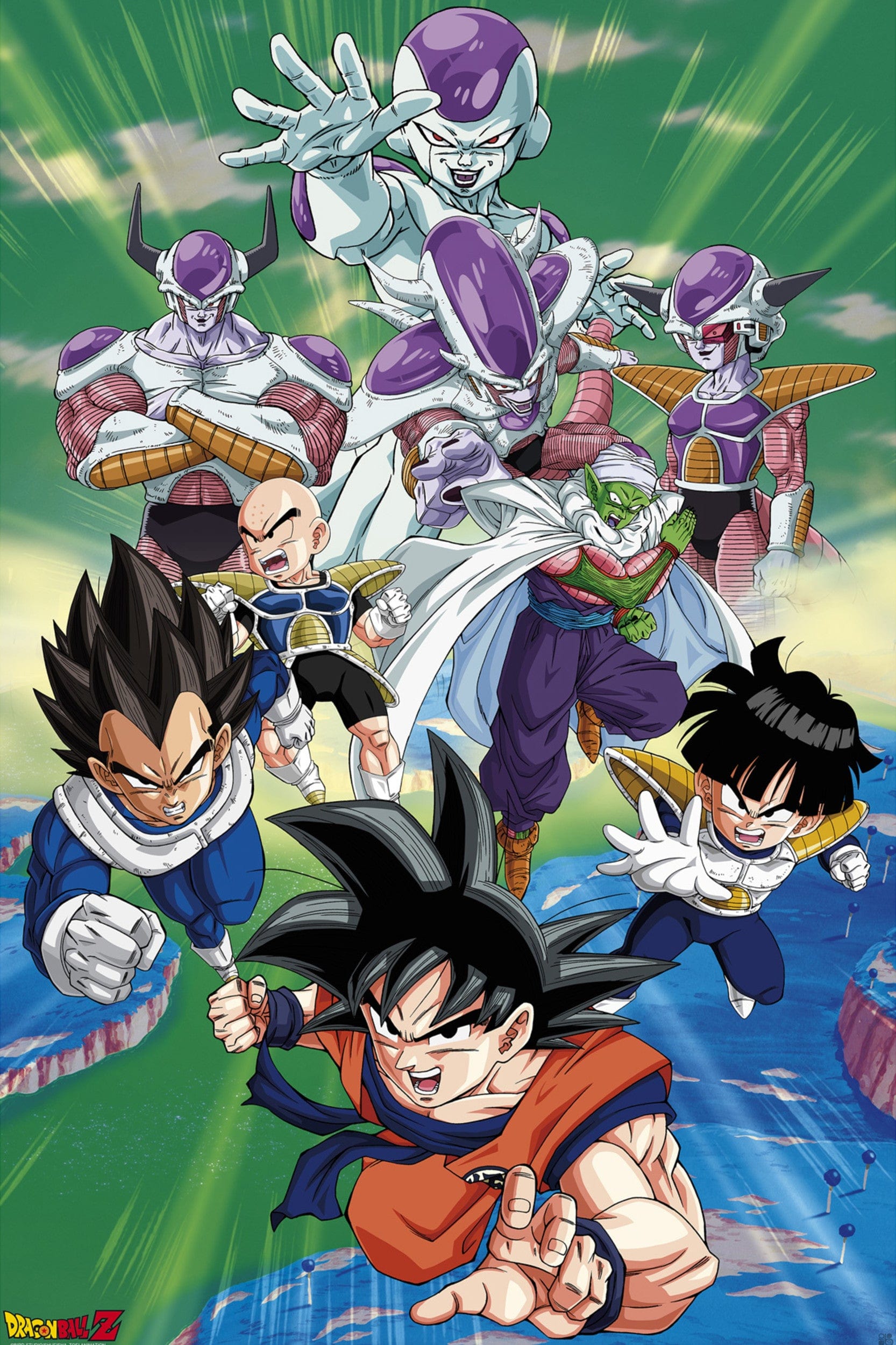 DRAGON BALL Z ポスター 7枚 Poster Dragon Ball Freezer group arc 61x91,5cm