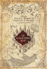 Harry Potter Maurauders Map Poster 61X91 5cm | Yourdecoration.nl