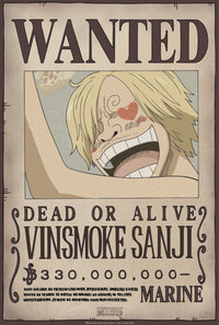 One Piece Wanted Sanji New 2 Poster 35X52cm | Yourdecoration.nl