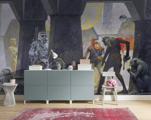 Komar Star Wars Classic RMQ Mos Eisley Streets Vlies Fotobehang 500x250cm 10 banen Sfeer | Yourdecoration.nl