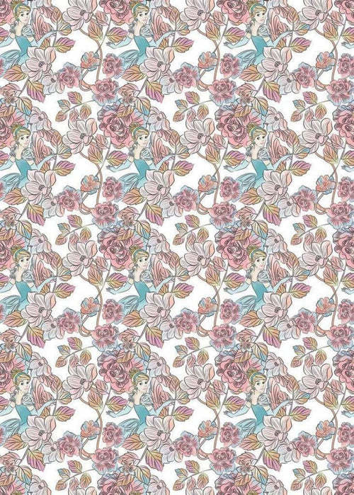 Komar Cinderella Blossom Vlies Fotobehang 200x280cm 4 banen | Yourdecoration.nl