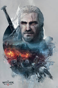 Gbeye GBYDCO112 The Witcher Geralt Poster 61x 91-5cm | Yourdecoration.nl