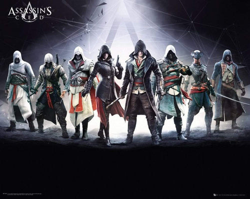 GBeye Assassins Creed Characters Poster 50x40cm | Yourdecoration.nl
