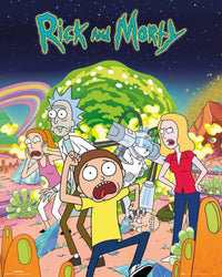 GBeye Rick and Morty Group Poster 40x50cm | Yourdecoration.nl