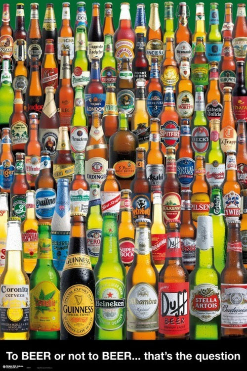 Grupo Erik GPE4570 Beer To Beer Or Not To Beer Poster 61X91,5cm | Yourdecoration.nl