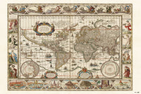 Grupo Erik GPE5452 Ancient World Map Poster 91,5X61cm | Yourdecoration.nl