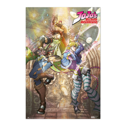 Grupo Erik Gpe5617 Jojos Bizarre Adventure Joseph Joestar Caesar Zeppeli Poster 61X91 5cm | Yourdecoration.nl