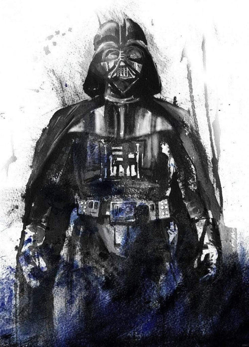 Komar Star Wars Watercolor Vader Vlies Fotobehang 200x280cm 4 Banen | Yourdecoration.nl